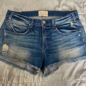 McGuire Denim Distressed Jean Shorts Size‎ 26